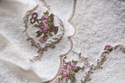 VERONİCA 30X50 CM HAVLU KREM - 3