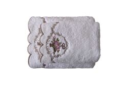 VERONİCA 30X50 CM HAVLU KREM - 2