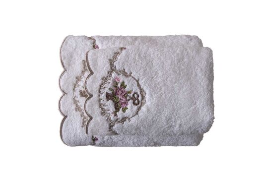 VERONİCA 30X50 CM HAVLU KREM - 2