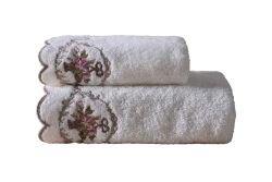 VERONİCA 30X50 CM HAVLU KREM - 5