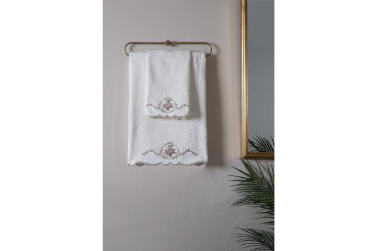 VERONİCA 30X50 CM HAVLU KREM - 6