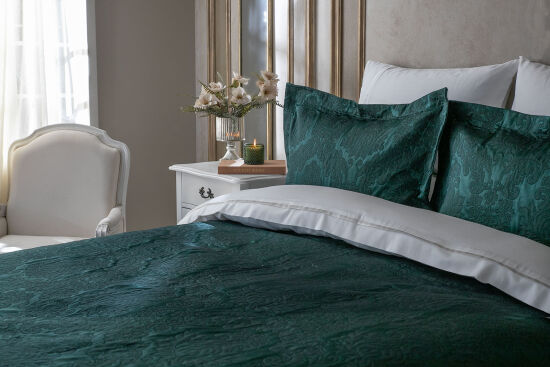 VERYS PİKE - YATAK ÖRTÜSÜ 240x250 3 PRC K.YEŞİL - 2