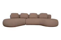 VİANO 4'LÜ KOLTUK KAHVE 160x360x64cm ( SUMMER 05) - KERVAN