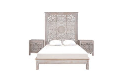 ELKO VKER-03Q YATAK+2 KOMODIN 160x200cm - KERVAN
