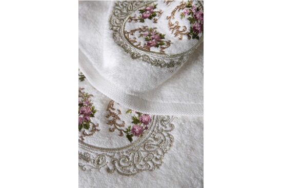 WANESSA 50X90 CM HAVLU KREM - 2