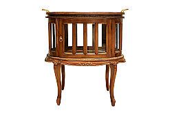 WELLİNGTON TEPSİLİ SEHPA 72x49x78cm 0T 028 WL - OVAL - 1