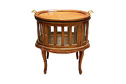 WELLİNGTON TEPSİLİ SEHPA 72x49x78cm 0T 028 WL - OVAL - 2