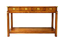 WELLİNGTON TIRNAK 4 ÇEKMECELİ 149x50x90cm INT4391/HT 150 WL - DRESUAR-MAKYAJ MASA-TIRNAK