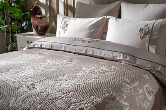 WİNDED PİKE- YATAK ÖRTÜSÜ ÇK. 240X250 CM TAŞ - 1