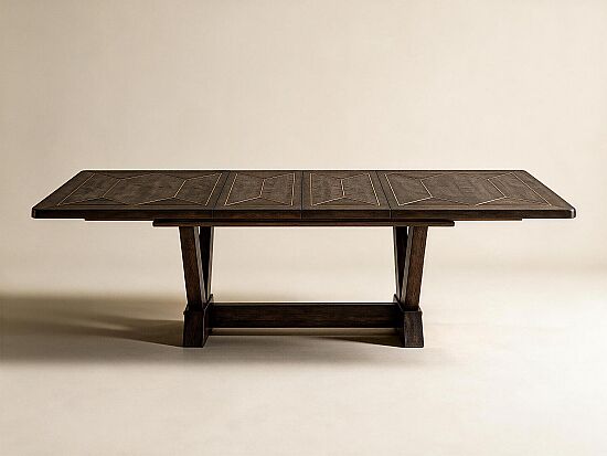 WOOD WRİGHT OAK DİKDÖRTGEN YEMEK MASASI KAHVE 117x259x76cm 253238-2315 - 2
