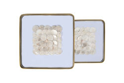 YAN SEHPA 2 Lİ KARE 41x41x50.5cm-34.5x34.5x45cm QS20419-L-S - 3