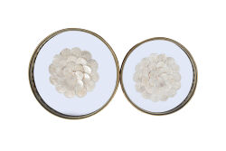 YAN SEHPA 2 Lİ YUVARLAK 45x45x48cm-40x40x43cm QS204018-L-S - 3