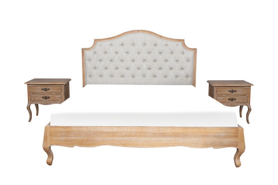YATAK + 2 KOMODİN 180x200cm PJB02315-PJG007