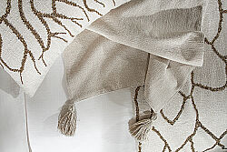 YATAK ŞALI 50x240 cm - KREM/ALTIN – 2058 BR - 5