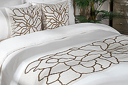 YATAK ŞALI 50x240 cm - KREM/ALTIN – 2058 BR - 8