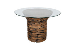 YEMEK MASASI 120x120x78cm DT-RK23 #01 - KERVAN