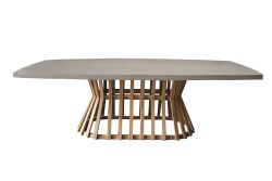 YEMEK MASASI DİKDÖRTGEN 120x260x77cm #CKT02 - YEMEK MASASI