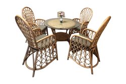 YEMEK MASASI - YEMEK MASASI+4 SANDALYE 80x80x75cm-54x70x114cm 958