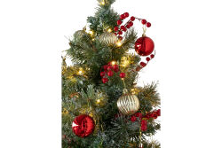 YILBAŞI ÇAM AĞACI -SÜSLEME APARATLARI İLE -180CM - ML-0124A - 3