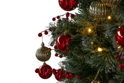 YILBAŞI ÇAM AĞACI -SÜSLEME APARATLARI İLE -180CM - ML-0124A - 4