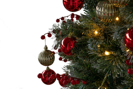 YILBAŞI ÇAM AĞACI -SÜSLEME APARATLARI İLE -180CM - ML-0124A - 4