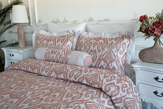 YORİSS YATAK ÖRTÜSÜ KİREMİT 270x270cm CK.4 PRC - 2