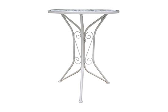 YUVARLAK MASA BEYAZ 60x60x70cm JF230999R - 2