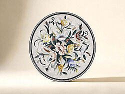 YUVARLAK MASA BEYAZ 60x60x70cm JF230999R - 2
