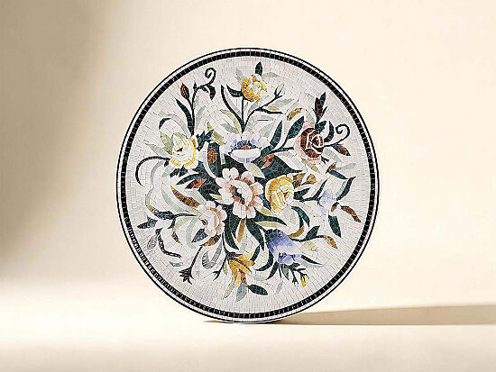 YUVARLAK MASA BEYAZ 60x60x70cm JF230999R - 2