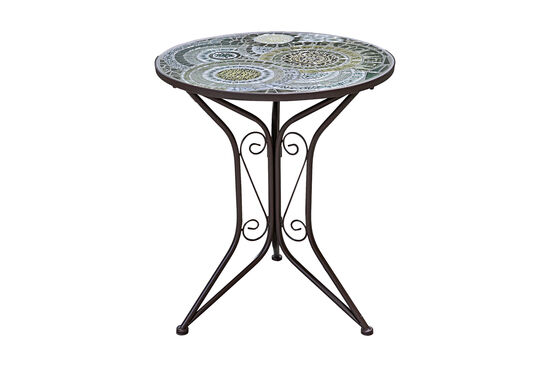 YUVARLAK MASA KAHVE 60x60x70cm JF230997 - 1