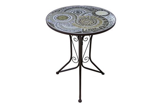 YUVARLAK MASA KAHVE 60x60x70cm JF230997 - 2
