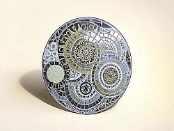 YUVARLAK MASA KAHVE 60x60x70cm JF230997 - 2