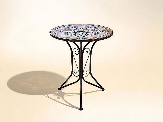 YUVARLAK MASA KAHVE 60x60x70cm JF231001 - 1