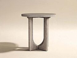 YUVARLAK YAN SEHPA GRİ 66x66x66cm 285303-2354 - 2