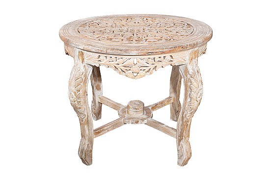 YUVARLAK YEMEK MASASI BEYAZ 90x90x76 TK-12457-TK-012701-TK-13042-TK-013961-TK-013485 - 2