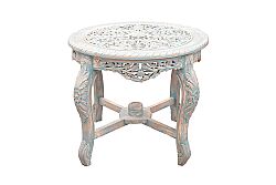 YUVARLAK YEMEK MASASI MAVİ 90x90x76 TK-12456-TK-012702-TK-13041 - KERVAN