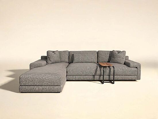 ZEN KÖŞE KOLTUK SOL KÖŞE GRİ+SEHPA 180x295x65cm (NATUREL 19) - 2