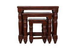 ZİGON ÜÇLÜ KAHVE TK-13070-TK-13057-TK-012950-TK-7189-RST-6620 66x46x62cm - 2
