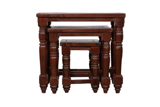 ZİGON ÜÇLÜ KAHVE TK-13070-TK-13057-TK-012950-TK-7189-RST-6620 66x46x62cm - 2