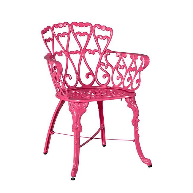 ZX1022C SANDALYE PEMBE 58x55x78cm 611MET Kervan Mobilya